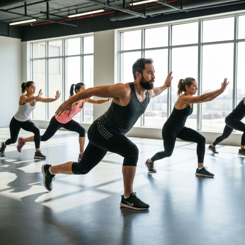 Menschen in dynamischer Bewegung
